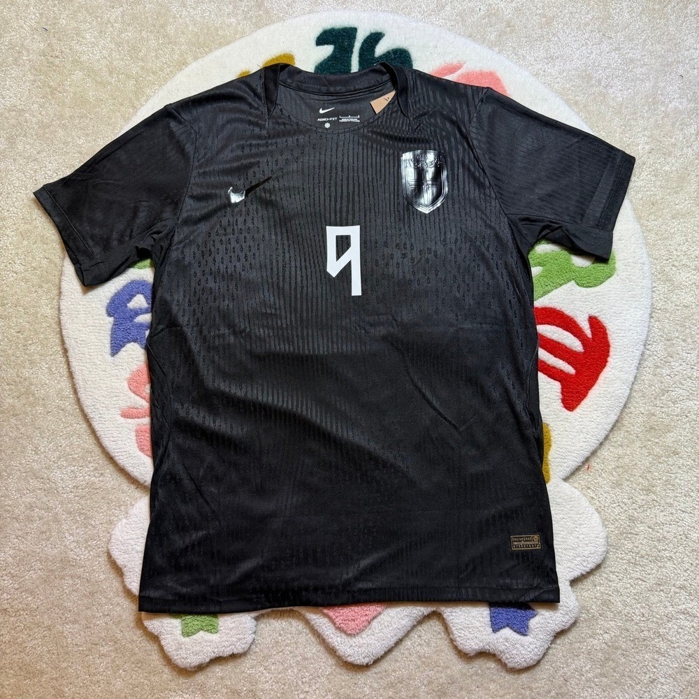 Nike Haaland Norway Jersey Black Aero-Fit Mens Large